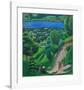 Landscape near Lake Tegern-Auguste Macke-Framed Giclee Print