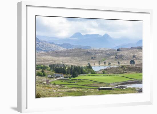 Landscape near Loch Ewe, Highlands, Scotland-phbcz-Framed Photographic Print