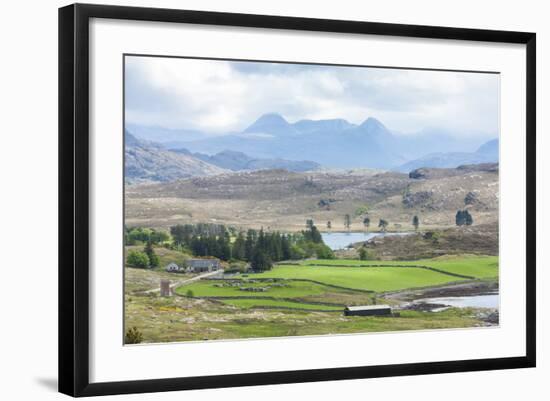 Landscape near Loch Ewe, Highlands, Scotland-phbcz-Framed Photographic Print