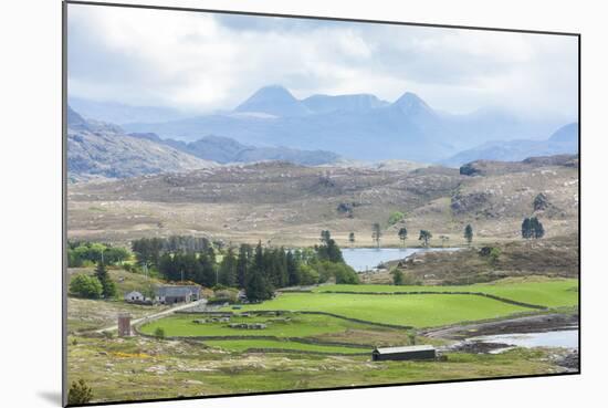 Landscape near Loch Ewe, Highlands, Scotland-phbcz-Mounted Photographic Print