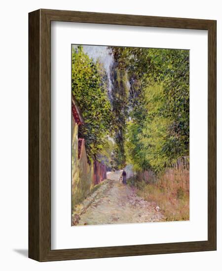 Landscape Near Louveciennes, 1876-Alfred Sisley-Framed Giclee Print