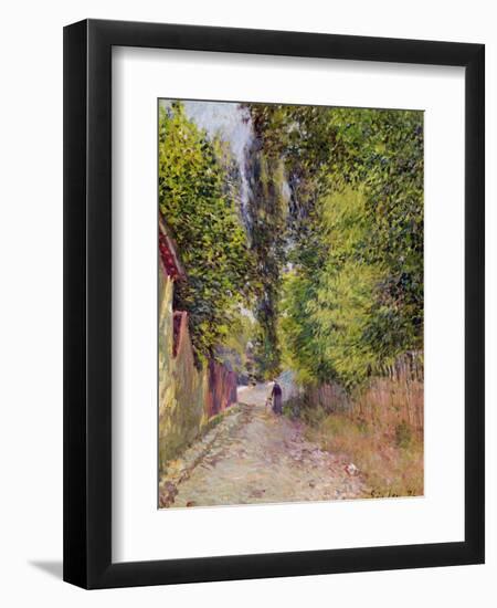 Landscape Near Louveciennes, 1876-Alfred Sisley-Framed Giclee Print