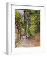 Landscape Near Louveciennes, 1876-Alfred Sisley-Framed Giclee Print