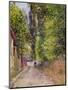 Landscape Near Louveciennes, 1876-Alfred Sisley-Mounted Giclee Print