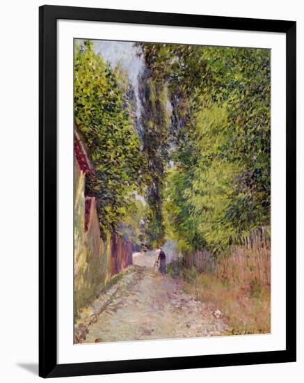 Landscape Near Louveciennes, 1876-Alfred Sisley-Framed Giclee Print