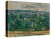 Landscape near Melun, C.1879 (Oil on Canvas)-Paul Cezanne-Stretched Canvas