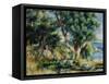 Landscape near Menton-Pierre-Auguste Renoir-Framed Stretched Canvas