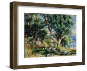 Landscape near Menton-Pierre-Auguste Renoir-Framed Giclee Print