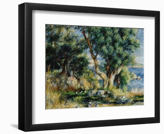 Landscape near Menton-Pierre-Auguste Renoir-Framed Giclee Print