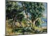 Landscape near Menton-Pierre-Auguste Renoir-Mounted Giclee Print
