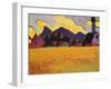 Landscape Near Murnau; Landschaft Bei Murnau, C.1910-Alexej Von Jawlensky-Framed Giclee Print