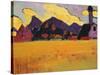 Landscape Near Murnau; Landschaft Bei Murnau, C.1910-Alexej Von Jawlensky-Stretched Canvas