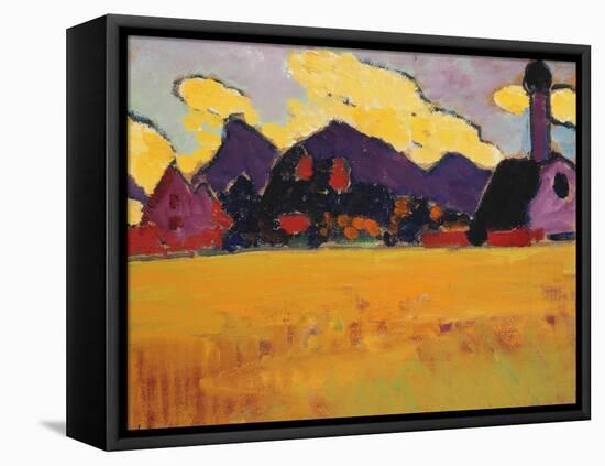 Landscape near Murnau-Alexej Von Jawlensky-Framed Stretched Canvas