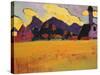 Landscape near Murnau-Alexej Von Jawlensky-Stretched Canvas