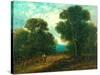 Landscape near Norwich-John Constable-Stretched Canvas