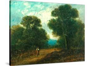 Landscape near Norwich-John Constable-Stretched Canvas