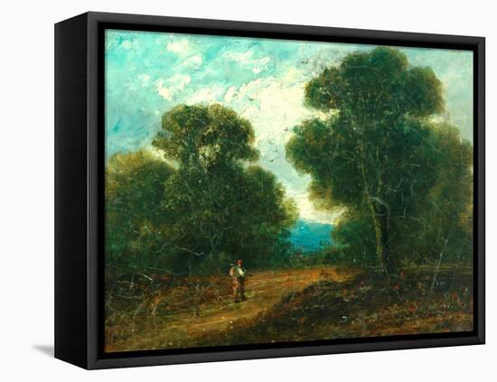 Landscape near Norwich-John Constable-Framed Stretched Canvas