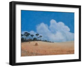 Landscape Near Paganico, 2012-Lincoln Seligman-Framed Giclee Print