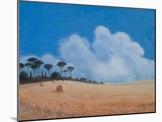 Landscape Near Paganico, 2012-Lincoln Seligman-Mounted Giclee Print