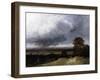 Landscape near Paris (Painting)-Georges Michel-Framed Giclee Print