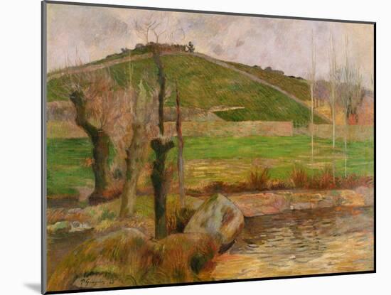 Landscape Near Pont-Aven-Paul Gauguin-Mounted Giclee Print