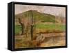 Landscape Near Pont-Aven-Paul Gauguin-Framed Stretched Canvas