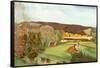 Landscape near Princes Risborough-John Northcote Nash-Framed Stretched Canvas
