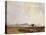 Landscape Near Quillebeuf, France, C.1824-25-Richard Parkes Bonington-Stretched Canvas