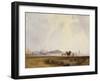 Landscape Near Quillebeuf, France, C.1824-25-Richard Parkes Bonington-Framed Giclee Print
