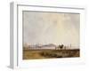 Landscape Near Quillebeuf, France, C.1824-25-Richard Parkes Bonington-Framed Giclee Print