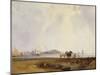 Landscape Near Quillebeuf, France, C.1824-25-Richard Parkes Bonington-Mounted Giclee Print