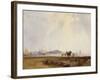 Landscape Near Quillebeuf, France, C.1824-25-Richard Parkes Bonington-Framed Giclee Print