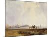 Landscape Near Quillebeuf, France, C.1824-25-Richard Parkes Bonington-Mounted Giclee Print