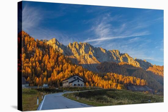 Landscape near Sella Di Razzo and Sella Di Rioda Pass, Carnic Alps, Friuli-Venezia Giulia, Italy-phbcz-Stretched Canvas