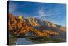 Landscape near Sella Di Razzo and Sella Di Rioda Pass, Carnic Alps, Friuli-Venezia Giulia, Italy-phbcz-Stretched Canvas