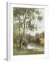 Landscape near Sonning on Thames-Ernest Parton-Framed Giclee Print