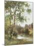 Landscape near Sonning on Thames-Ernest Parton-Mounted Giclee Print