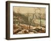 Landscape near the Harlem River, C.1913 (Oil on Cardboard)-Ernest Lawson-Framed Giclee Print