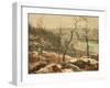 Landscape near the Harlem River, C.1913 (Oil on Cardboard)-Ernest Lawson-Framed Giclee Print