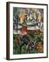 Landscape Near Troize-Sergiev, 1920-Aristarkh Vasilievic Lentulov-Framed Giclee Print