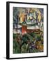 Landscape Near Troize-Sergiev, 1920-Aristarkh Vasilievic Lentulov-Framed Giclee Print