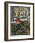 Landscape Near Troize-Sergiev, 1920-Aristarkh Vasilievic Lentulov-Framed Premium Giclee Print