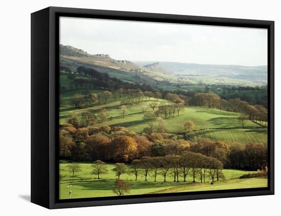 Landscape Near Wincle, Cheshire, England, United Kingdom-Jonathan Hodson-Framed Stretched Canvas