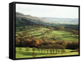 Landscape Near Wincle, Cheshire, England, United Kingdom-Jonathan Hodson-Framed Stretched Canvas