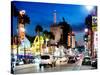 Landscape, Night, Hollywood Blvd, Los Angeles, California, United States-Philippe Hugonnard-Stretched Canvas