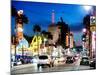 Landscape, Night, Hollywood Blvd, Los Angeles, California, United States-Philippe Hugonnard-Mounted Photographic Print