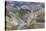 Landscape of a Mountain Range Through Landmannalaugar, Iceland-Gavriel Jecan-Stretched Canvas