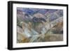 Landscape of a Mountain Range Through Landmannalaugar, Iceland-Gavriel Jecan-Framed Photographic Print