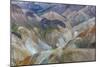 Landscape of a Mountain Range Through Landmannalaugar, Iceland-Gavriel Jecan-Mounted Photographic Print