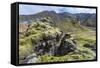 Landscape of a Mountain Range Through Landmannalaugar, Iceland-Gavriel Jecan-Framed Stretched Canvas